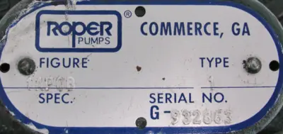 NEW ROPER 1AM08 GEAR PUMP
