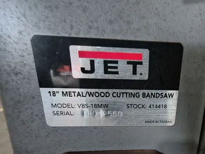 JET VBS-18MW Vertical Band Saw | ESS Industrial Equipment Sales (9)