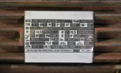 USED MARATHON ELECTRIC 5VB213TTFS4532AN L