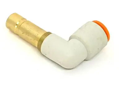 USED SMC MALE ELBOW FITTING LOT OF 10