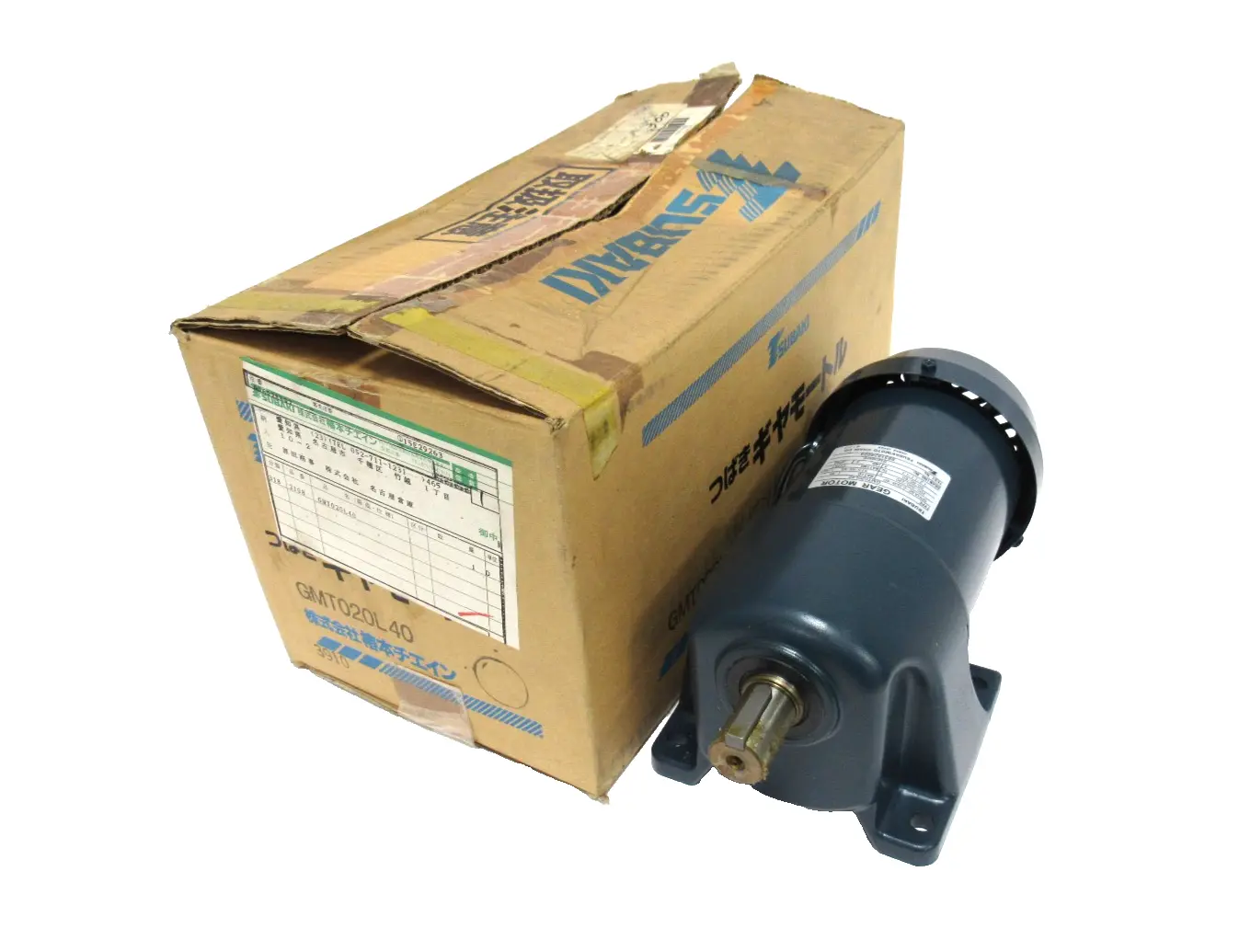 NEW TSUBAKI GMT020L40 GEAR MOTOR 1:40 200/220V