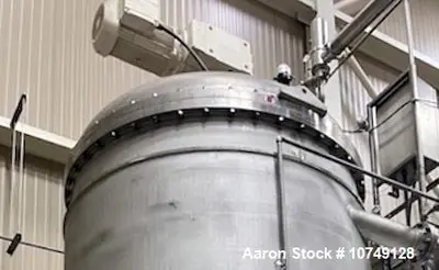 Used 304L Stainless Steel 1st Stage Crystallizer. 3000 Gallons Capacity