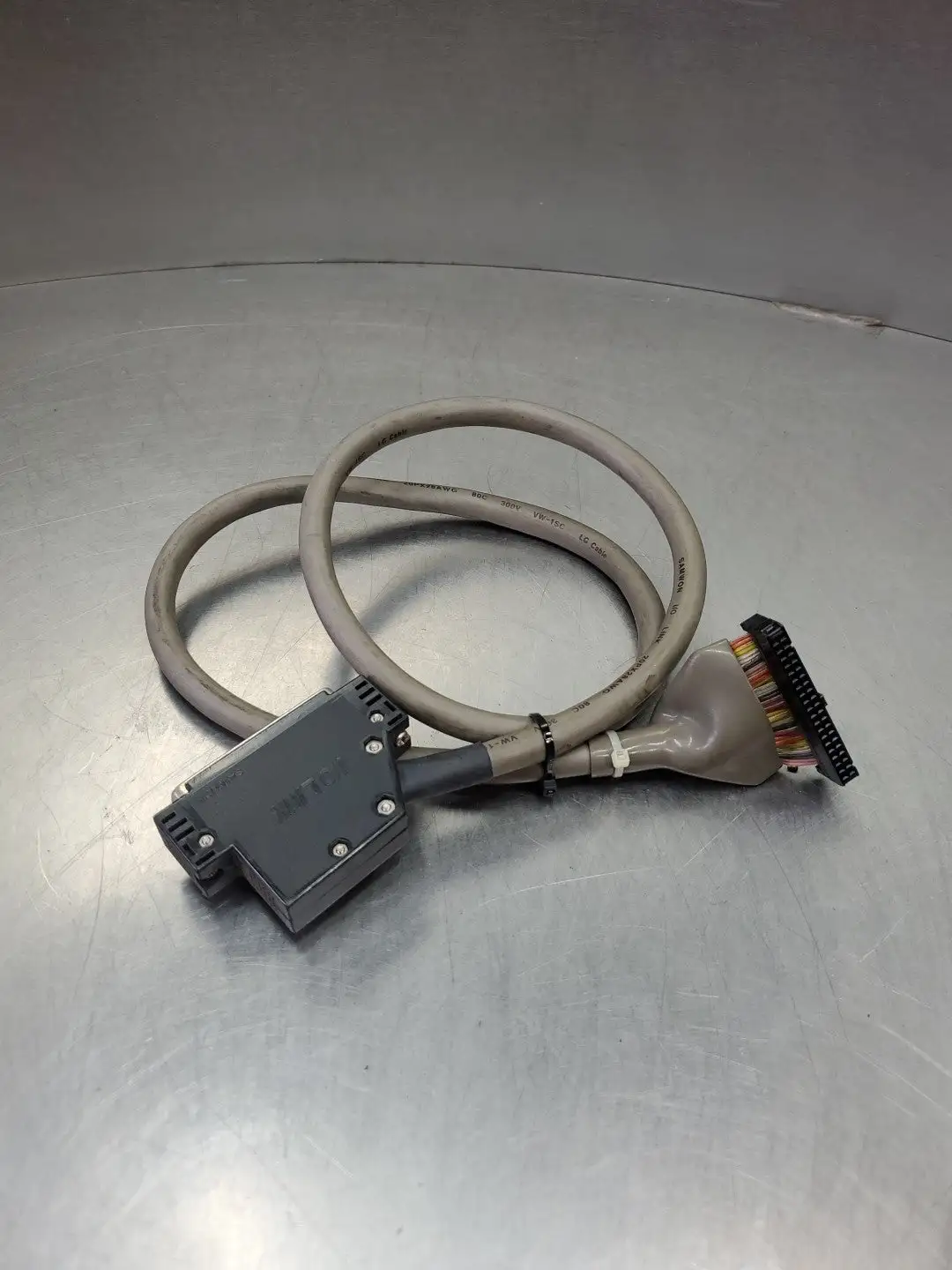 USED Samwon I/O LINK 20PX28AWG PLC I/O CABLE, 300V, VW-1SC