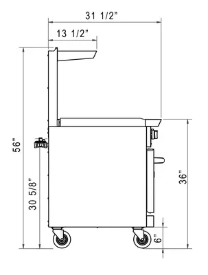 New | in-Stock Dukers New Dukers DCR24-GM 24" Gas Range with 24" Flat Top Griddle Commercial Ranges Illinois US | Falcon Restaurant Supply #1376295
