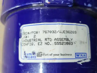 Used WIKA TR10 Misc Electrical & Power Parts British Columbia CA | Lenmark #415913