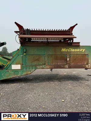 Used 2012 MCCLOSKEY S190 Vibratory Screens Pennsylvania US | Proxy Equipment #1426134