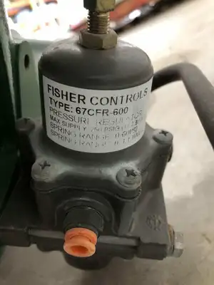 Fisher Control 1052 Size 20 Diaphragm Actuator w/VeeBall 2” valve