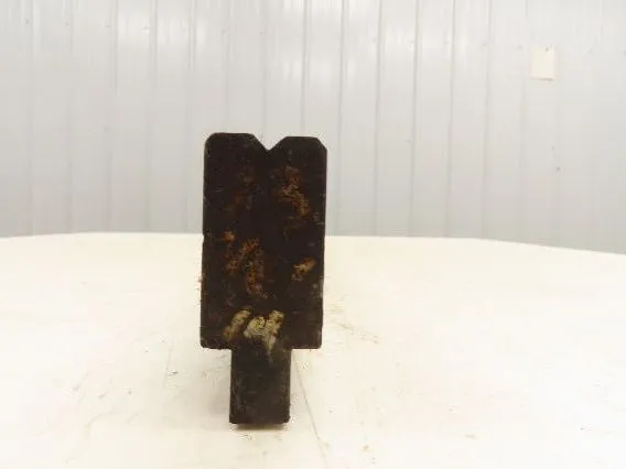 Press Brake Die 43-1/4" Long 90° V 3/16" W 1/8" Deep 1-3/4" H 1/2" Tang