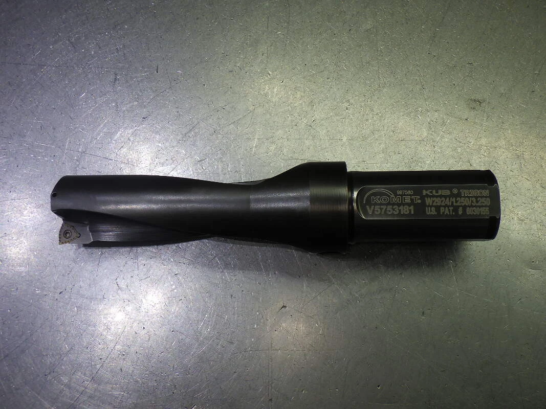 Komet 1.25" Coolant Thru Indexable Drill 1.25" Shank V5753181 (LOC1398C)
