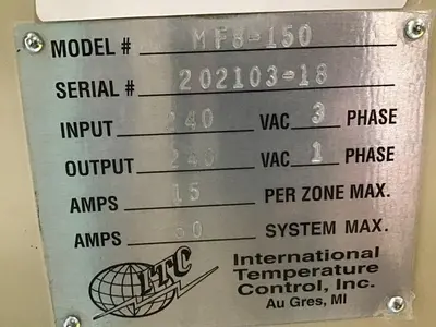 NEW IDEAL MACHINERY IM-MF8-150-A1TP