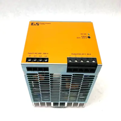 USED B&R INDUSTRIAL 3-PHASE 24VDC POWER SUPPLY MODULE