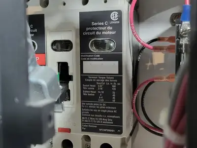 10 hp, 600V, 30A, 3-Ph FVNR Starter, Size 1 Bucket for Freedom 2100 MCC Frame