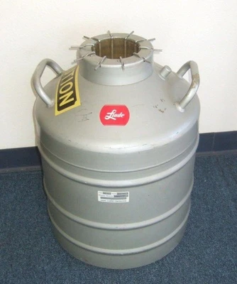 Union Carbide Linde Type LD - 30 Liquid Nitrogen Storage Dewar Cryogenic Vessel