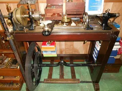 6771-385 Holtzapffel & Company Ornamental Turning Lathe – Accessories