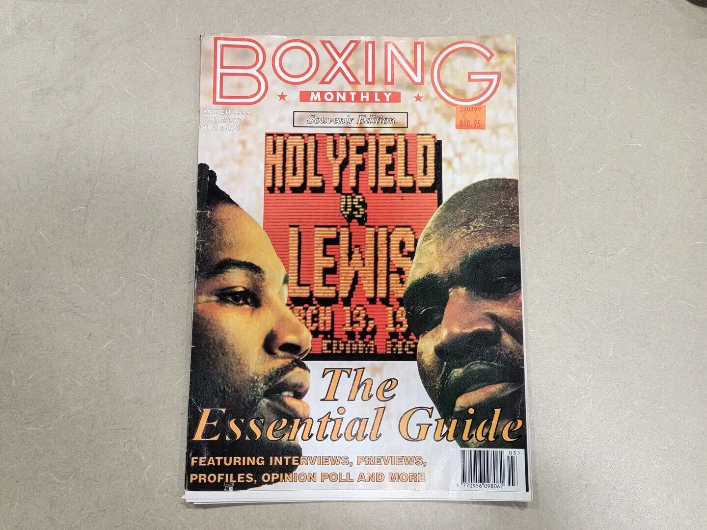 USED BOXING MONTHLY MARCH 1999