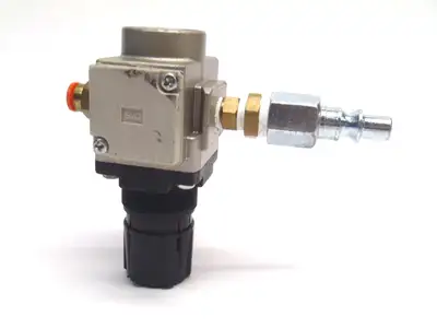 USED SMC PNEUMATIC REGULATOR 7~125 PSI