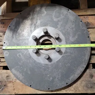 D1-6 LATHE PLATE, 18-1/4" OD, 3" THRU HOLE, 6 PIN D1-6 MOUNT, 4-1/8" HUB ID