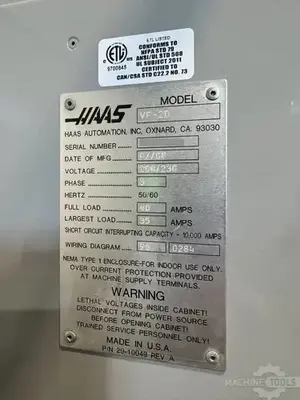 USED 2008 HAAS VF-2