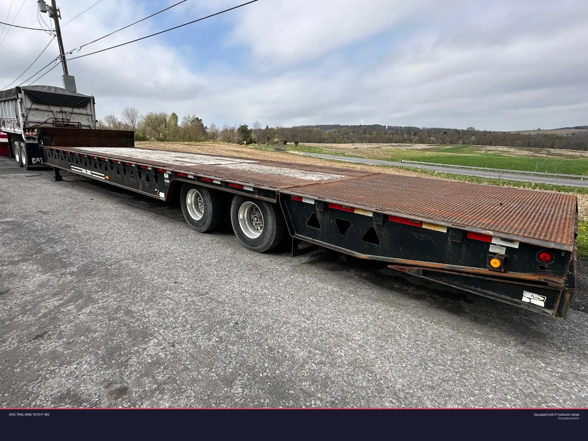 Used 2005 TRAIL KING TK70HT-482 Flatbed Trailers Pennsylvania US | Proxy Equipment #1377949