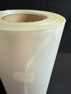 Large Roll of Clear Plastic Sheeting with Core