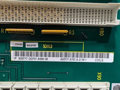 Siemens S30777-Q0757-X000-03 Hi-Path Backplane Board A30777-X757-X-2-7411 Used