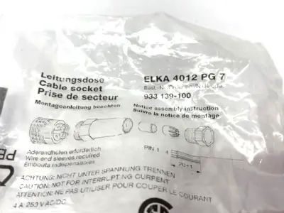 New | in-Stock Lumberg Automation Round Female M12 Connector 933 139-100 Electrical Fittings Michigan US | Maverick Industrial Sales #1396993