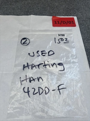 Used HARTING HAN 42DD-F Contact Blocks California US | Davliegogo LLC #1706667