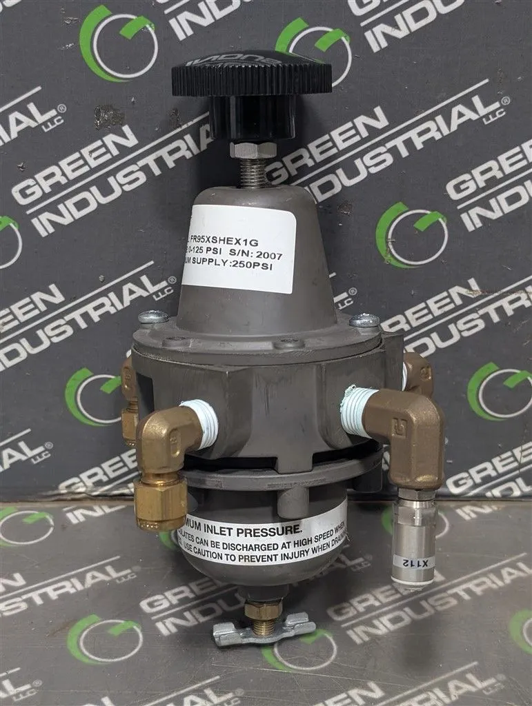 ITT Conoflow FR95XSHEX1G Airpak Pneumatic Filter Regulator Used