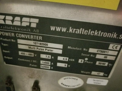 USED KRAFT MULTI PULSE PLATER