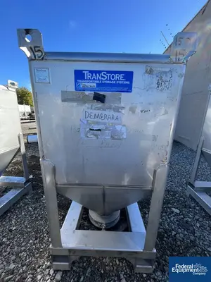 USED Custom Metalcraft Custom Metalcracft Transtore Tote Bin, S/S