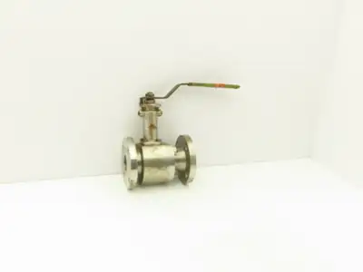 Habonim 1-1/2" Class 150 Flanged 2pc Stainless Ball Valve 275psi 316SS/CF8M