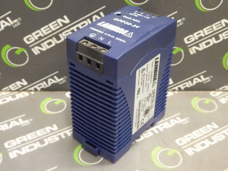 Lambda DPP30-24 Power Supply 115/230VAC 0.7/0.4A 50/60Hz In 24VDC 1.3A Out Used