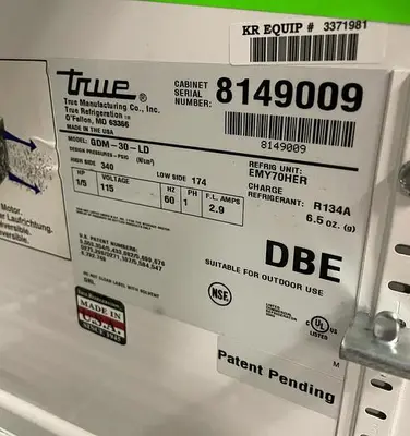 USED TRUE GDM-30-LD