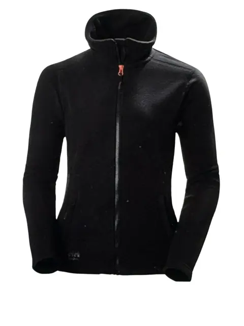 Helly Hansen Work Wear Women's Luna Fleece Zip Jacket Black Size Medium