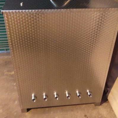500L S/S Electrically Heated Hot Well Tank 12Kw