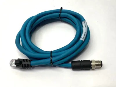 USED LUMBERG AUTOMATION ETHERNET CORDSET M12M TO RJ45M 900004148