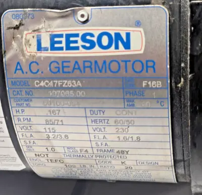 USED Leeson 387458943895897438539480