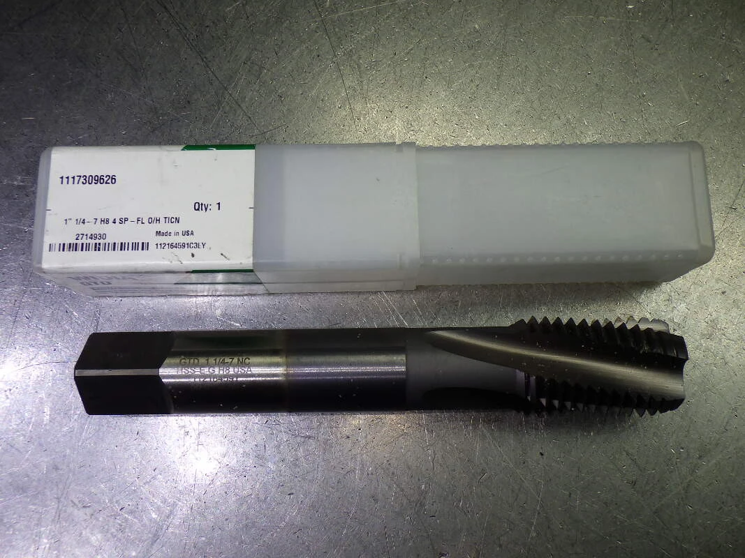 Widia/GTD 1.25-7 H8 4 Flute Coolant Thru HSS SF Tap 1117309626 (LOC1318A)