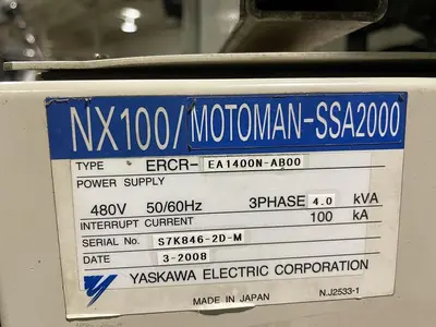 Used 2008 YASKAWA MOTOMAN YASKAWA MOTOMAN EA1400N Robots Michigan US | RAB Industries, Inc. #183982