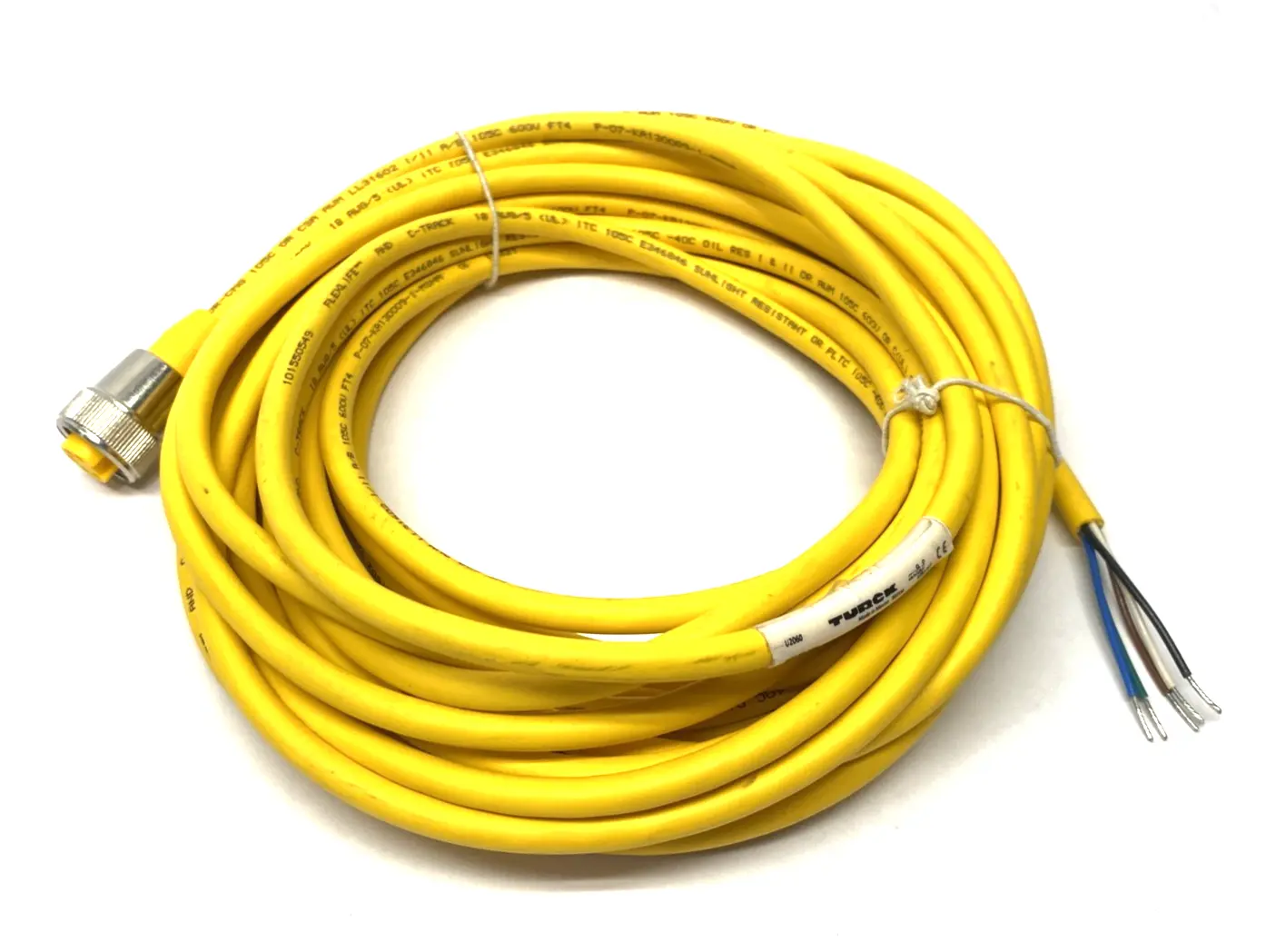New | in-Stock Turck Minifast Connection Cordset 7/8” Female, Straight, 5-pin U2060 Electrical Fittings Michigan US | Maverick Industrial Sales #1393047