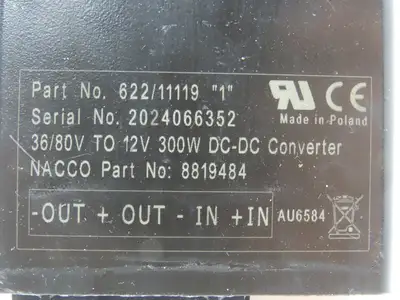 Sevcon 622/11119 Power Converter 36/88VDC To 12VDC Off Hyster E80XN