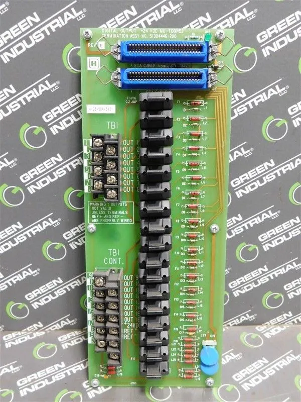 Honeywell 51304446-200 Digital Output Termination Assy. Rev. E MU-TD0N52 Used