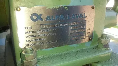 USED ALFA LAVAL MAB 103B-24-60/4205