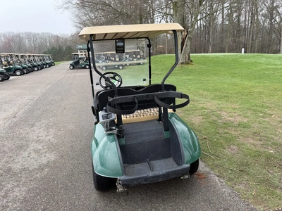 (1) 2015 E-Z-Go golf cart with a Kawasaki gas engine, includes club and ball washer, does not includ...