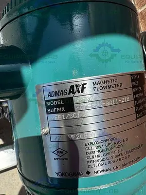 USED YOKOGAWA ADMAG AXF 025C MAGNETIC FLOWMETER / BUFFER CONTROL PANEL