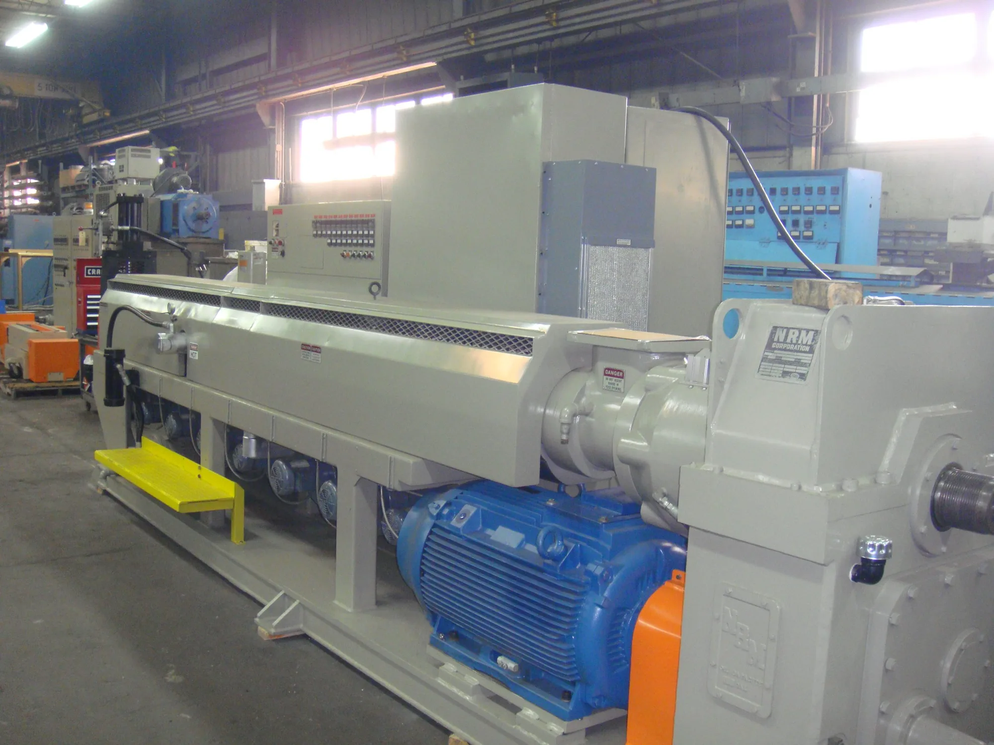 Rebuilt 6″ NRM Plastics 30:1 Extruder
