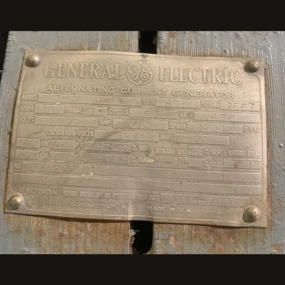 USED GENERAL ELECTRIC 7 G 85