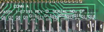 USED GOSS 1-E7391 CIRCUIT BOARD REV D 1E7391