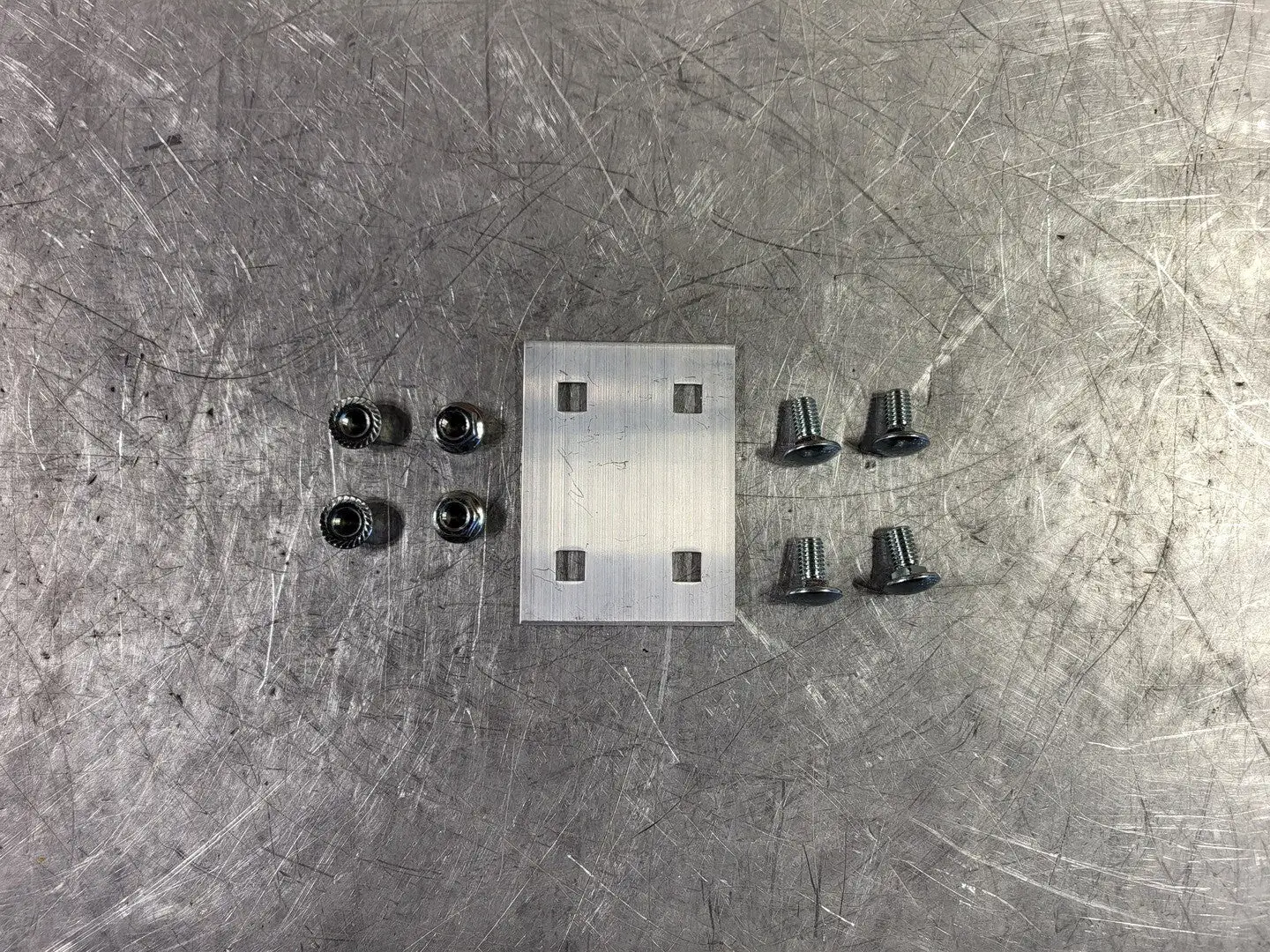 4" x 3" Splice Plate w/ Fasteners