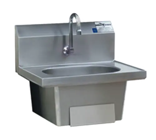 Eagle Group HSA-10-FKP Wall Mount Commercial Touchless Hand Sink w/ 13 1/2"L x 9 3/4"W x 6 3/4"D Bowl, Gooseneck Faucet